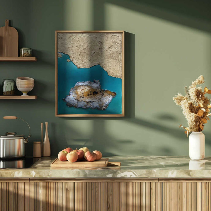 Petrified Island Coast - Stretched Canvas, Poster or Fine Art Print - I Heart Wall Art - Poster Print, Canvas Print or Framed Art Print