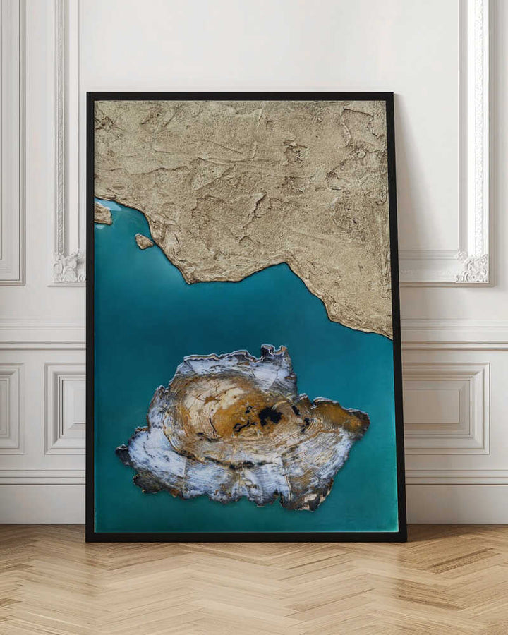 Petrified Island Coast - Stretched Canvas, Poster or Fine Art Print - I Heart Wall Art - Poster Print, Canvas Print or Framed Art Print