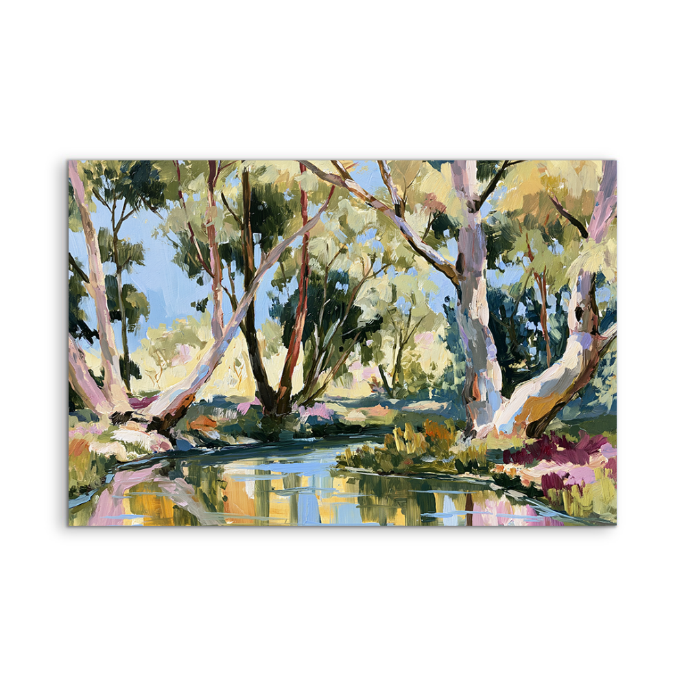 Picnic by IHeartStudio - Australian Eucalyptus Bush Garden Nature Canvas Art Print