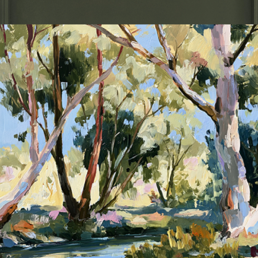 Picnic by IHeartStudio - Australian Eucalyptus Bush Garden Nature Canvas Art Print