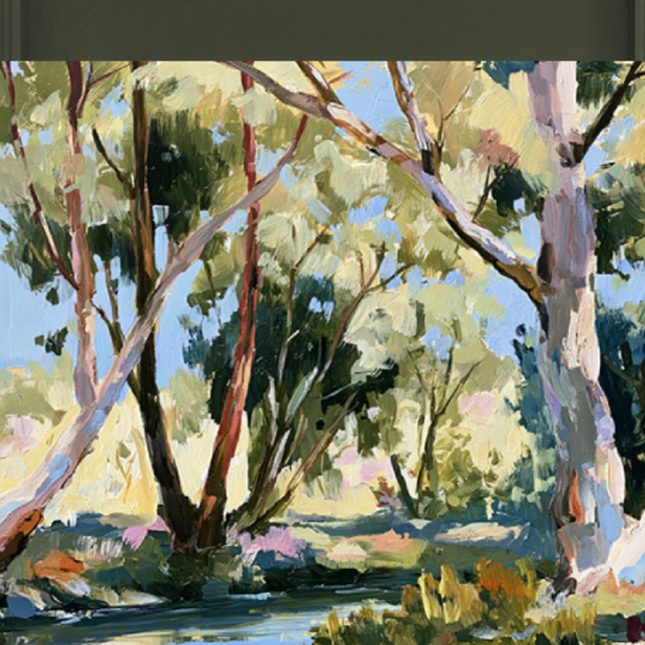 Picnic by IHeartStudio - Australian Eucalyptus Bush Garden Nature Canvas Art Print