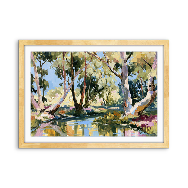 Picnic by IHeartStudio - Australian Eucalyptus Bush Garden Nature Canvas Art Print
