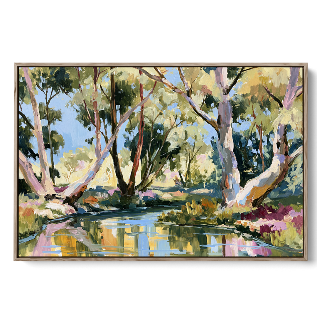 Picnic by IHeartStudio - Australian Eucalyptus Bush Garden Nature Canvas Art Print