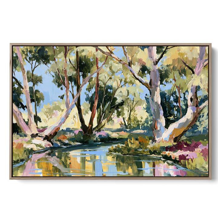 Picnic by IHeartStudio - Australian Eucalyptus Bush Garden Nature Canvas Art Print