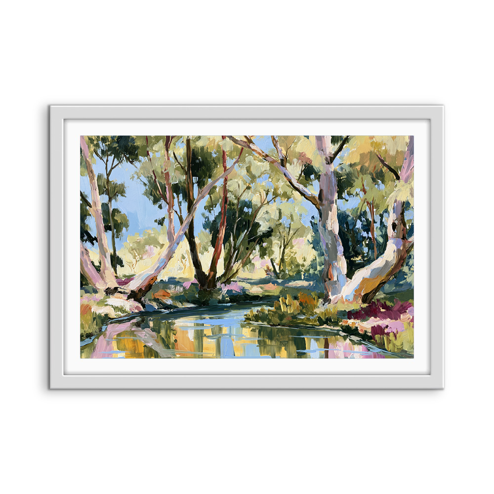 Picnic by IHeartStudio - Australian Eucalyptus Bush Garden Nature Canvas Art Print