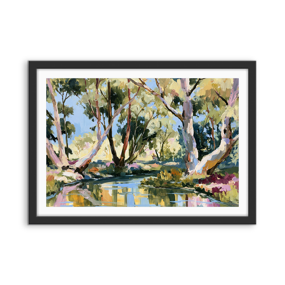 Picnic by IHeartStudio - Australian Eucalyptus Bush Garden Nature Canvas Art Print
