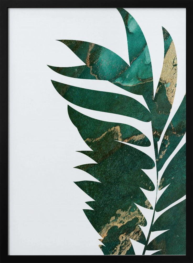Tropical leaf 2 - Stretched Canvas, Poster or Fine Art Print I Heart Wall Art