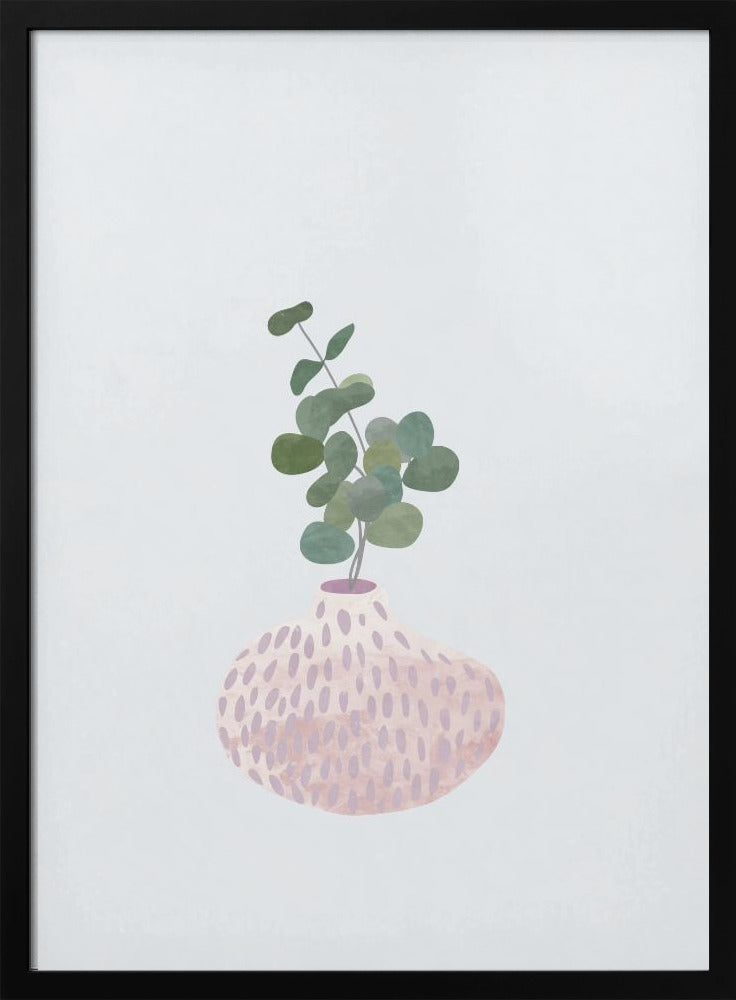 Scandi Japandi House Plant 1 - Stretched Canvas, Poster or Fine Art Print I Heart Wall Art