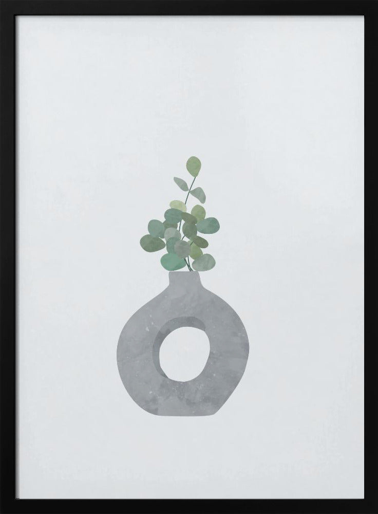 Scandi Japandi House plant 2 - Stretched Canvas, Poster or Fine Art Print I Heart Wall Art