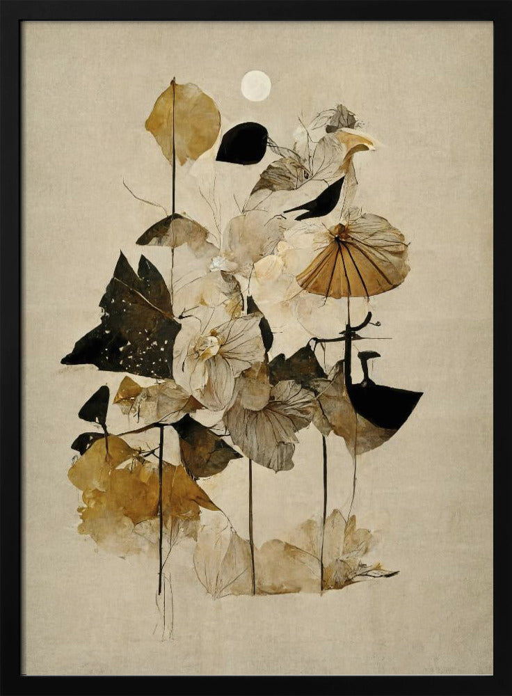 Flowers And Sun - Stretched Canvas, Poster or Fine Art Print I Heart Wall Art