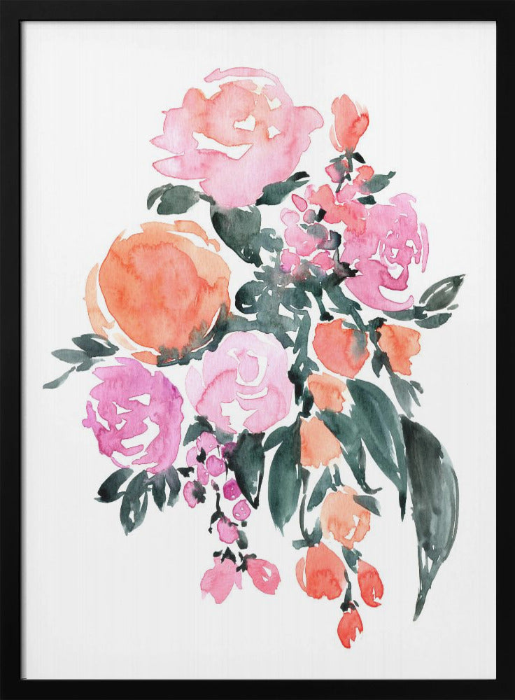 Heidi bouquet - Stretched Canvas, Poster or Fine Art Print I Heart Wall Art