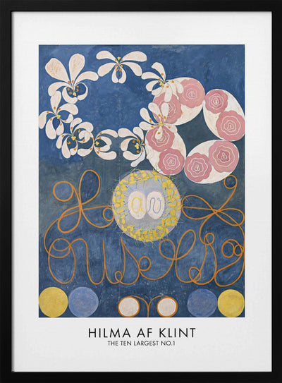 The Ten Largest No.1 Poster - Stretched Canvas, Poster or Fine Art Print I Heart Wall Art