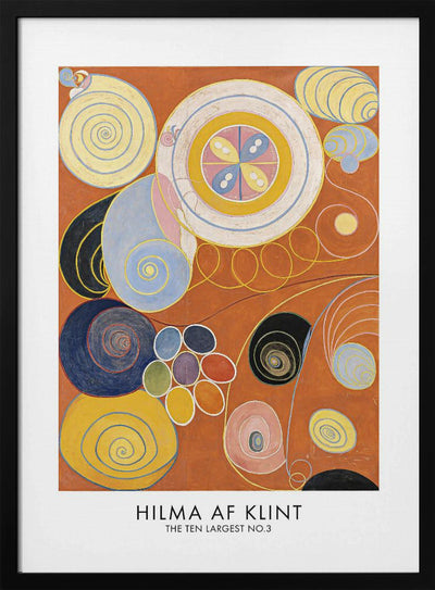 The Ten Largest No.3 Poster - Stretched Canvas, Poster or Fine Art Print I Heart Wall Art