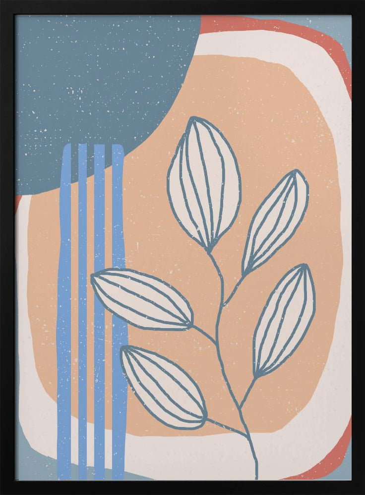 Botanical Plants and Sun - Stretched Canvas, Poster or Fine Art Print I Heart Wall Art