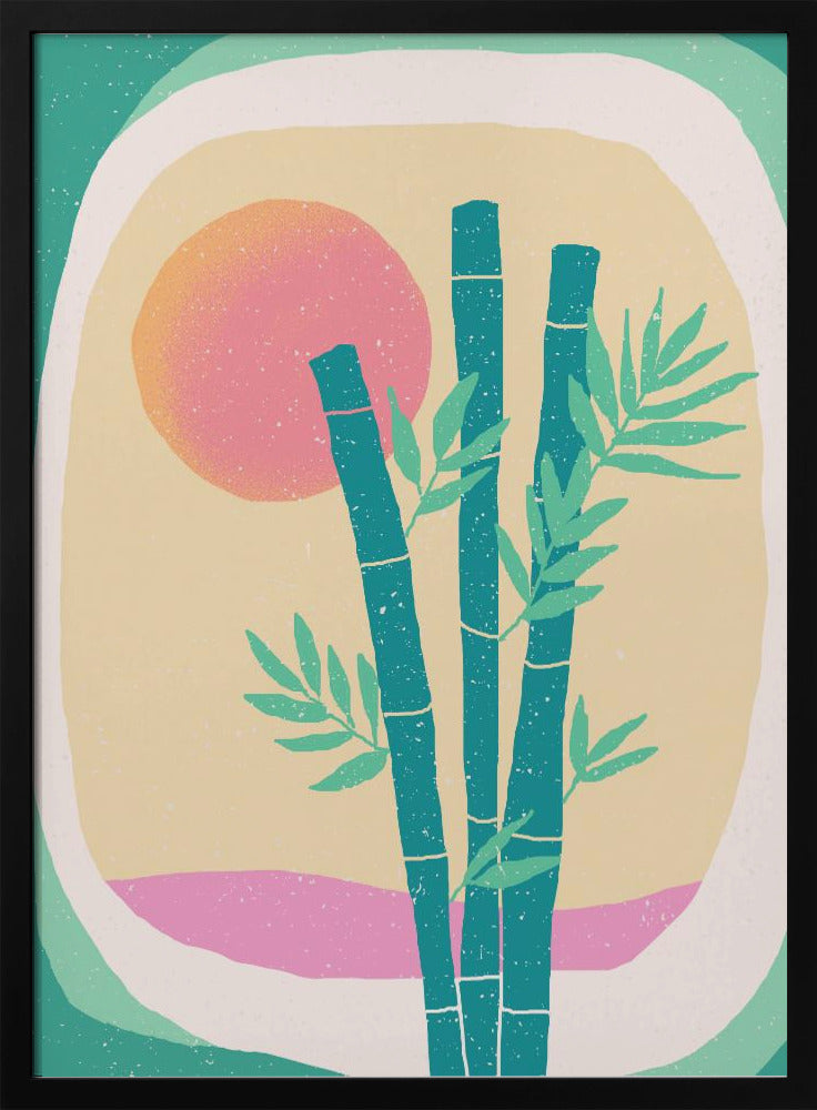 Bamboo in the Desert - Stretched Canvas, Poster or Fine Art Print I Heart Wall Art