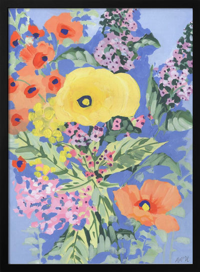 Yellow And Orange Poppies - Stretched Canvas, Poster or Fine Art Print I Heart Wall Art