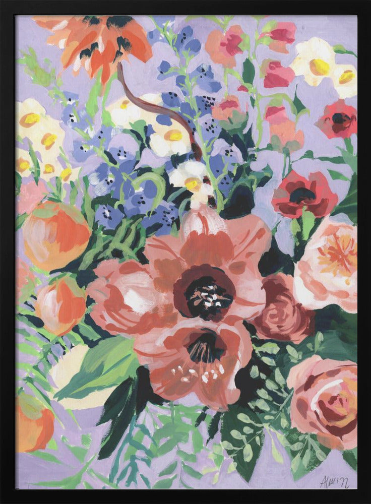 Tropical Bouqet - Stretched Canvas, Poster or Fine Art Print I Heart Wall Art