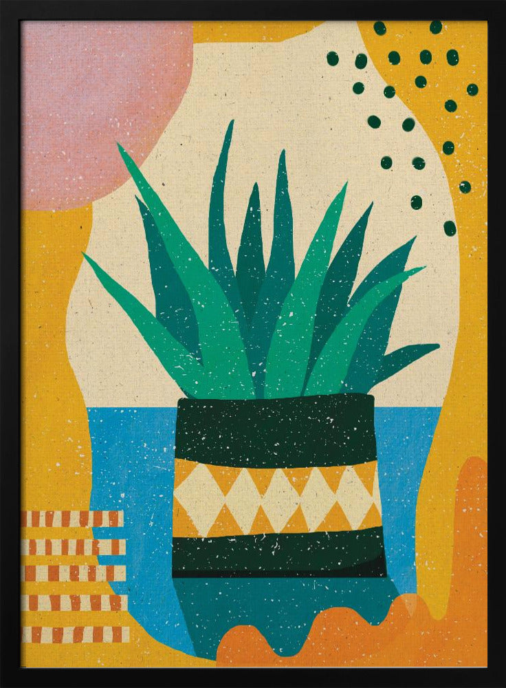 The Orange Day - Stretched Canvas, Poster or Fine Art Print I Heart Wall Art