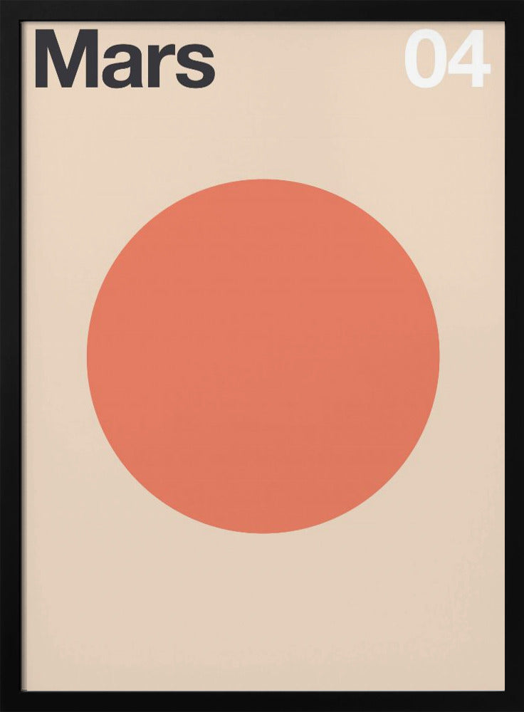 Mars - Stretched Canvas, Poster or Fine Art Print I Heart Wall Art