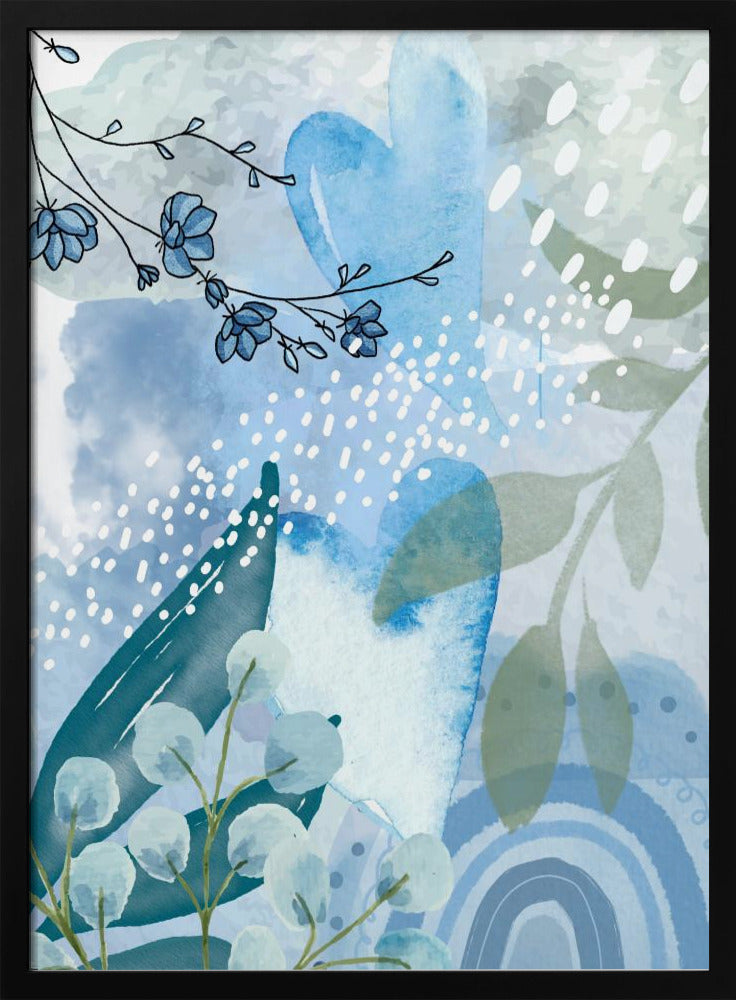 Iceberg Blue-2 - Stretched Canvas, Poster or Fine Art Print I Heart Wall Art