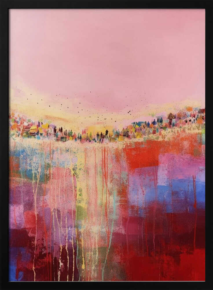 Dreamy Horizon - Stretched Canvas, Poster or Fine Art Print