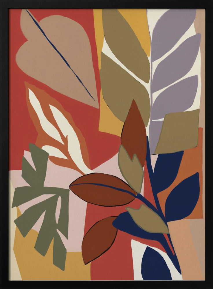 Botanical Impression No 3 - Stretched Canvas, Poster or Fine Art Print I Heart Wall Art