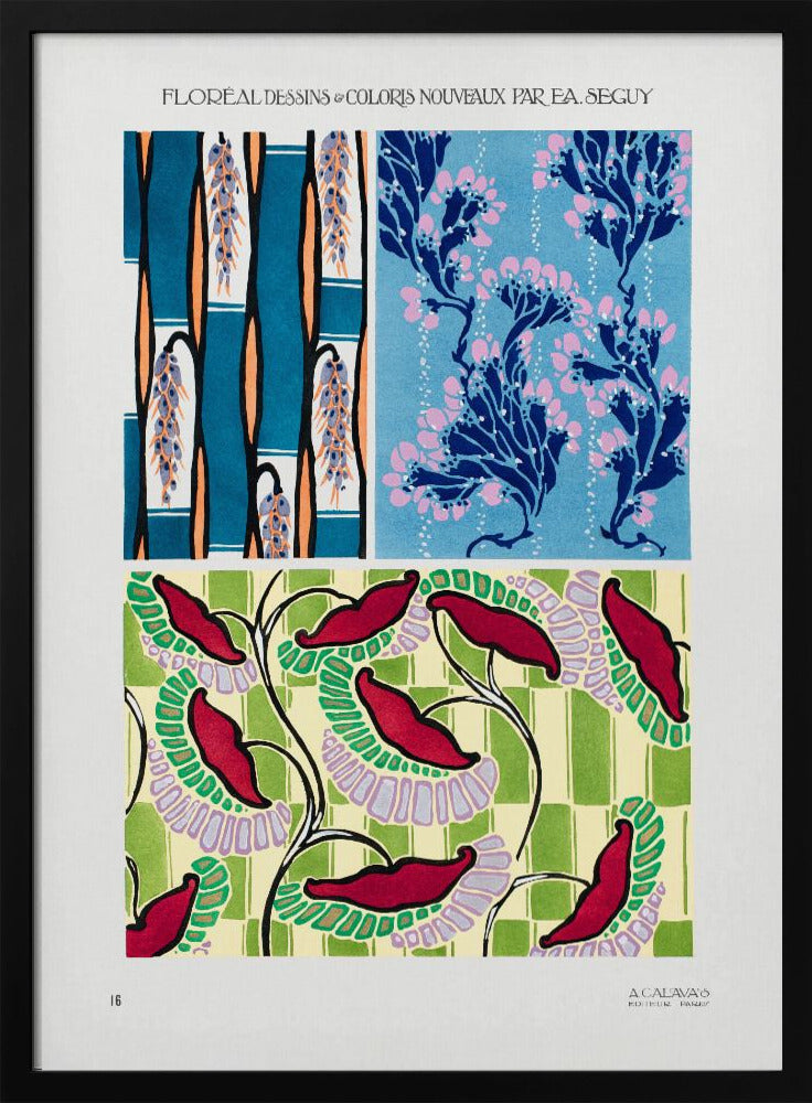 Pattern 016 - Stretched Canvas, Poster or Fine Art Print I Heart Wall Art