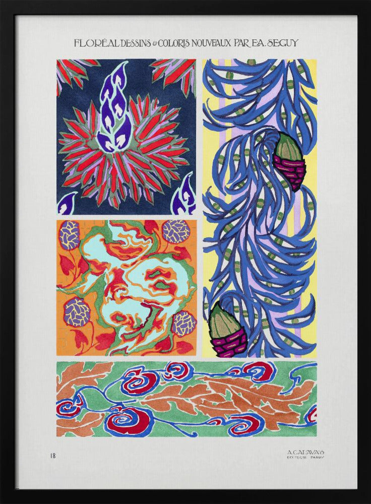 Pattern 18 - Stretched Canvas, Poster or Fine Art Print I Heart Wall Art