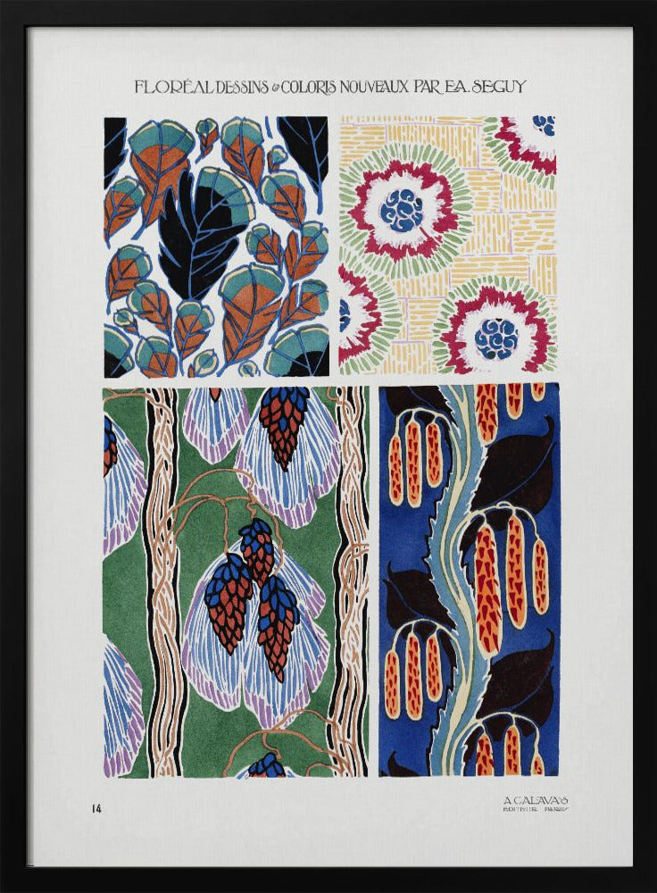 Patterns 14 - Stretched Canvas, Poster or Fine Art Print I Heart Wall Art