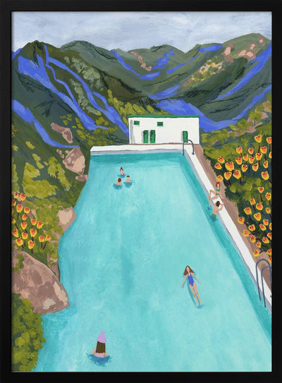 Hotsprings - Stretched Canvas, Poster or Fine Art Print I Heart Wall Art