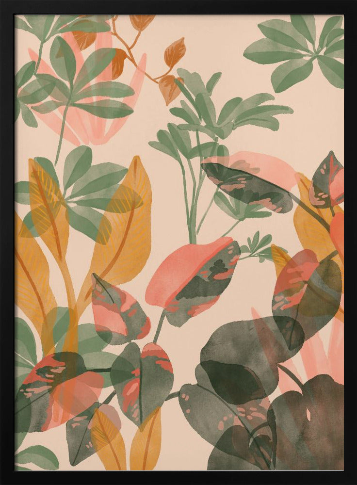 Tropical Mess - Stretched Canvas, Poster or Fine Art Print I Heart Wall Art