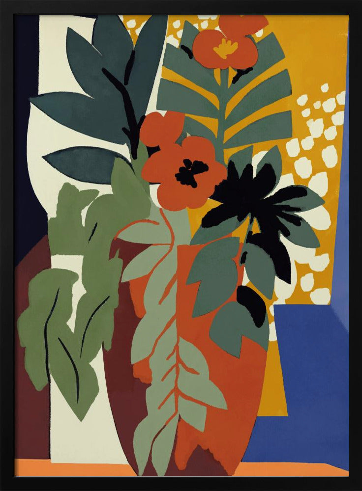 Abstract Flower Impressions - Stretched Canvas, Poster or Fine Art Print I Heart Wall Art