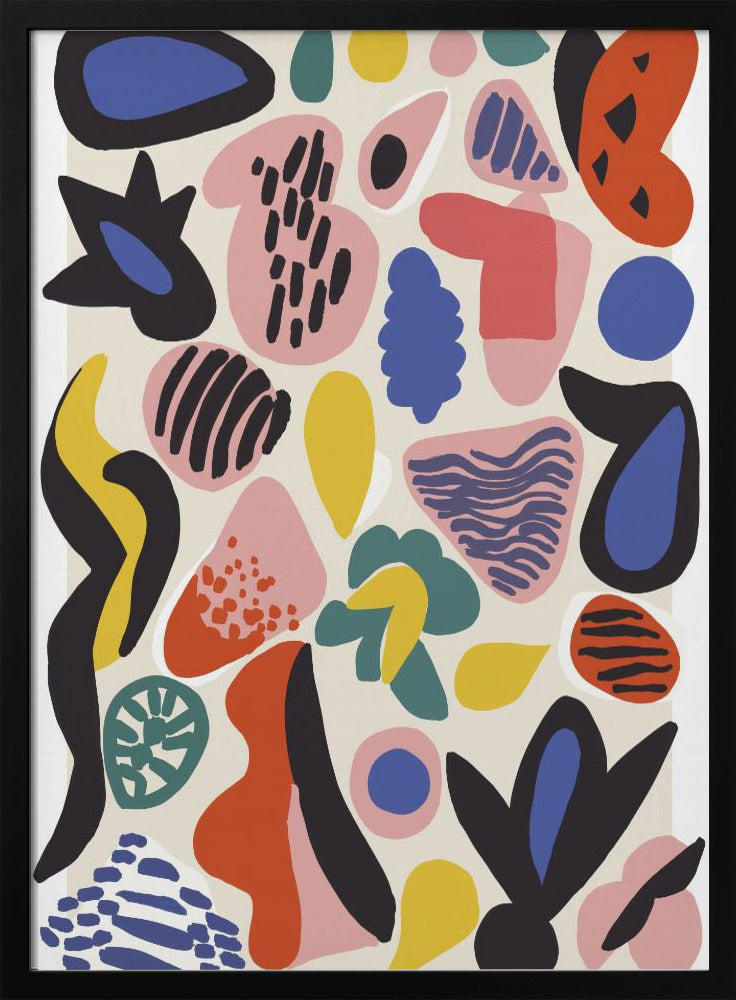 Summer Collection No 5 - Stretched Canvas, Poster or Fine Art Print I Heart Wall Art