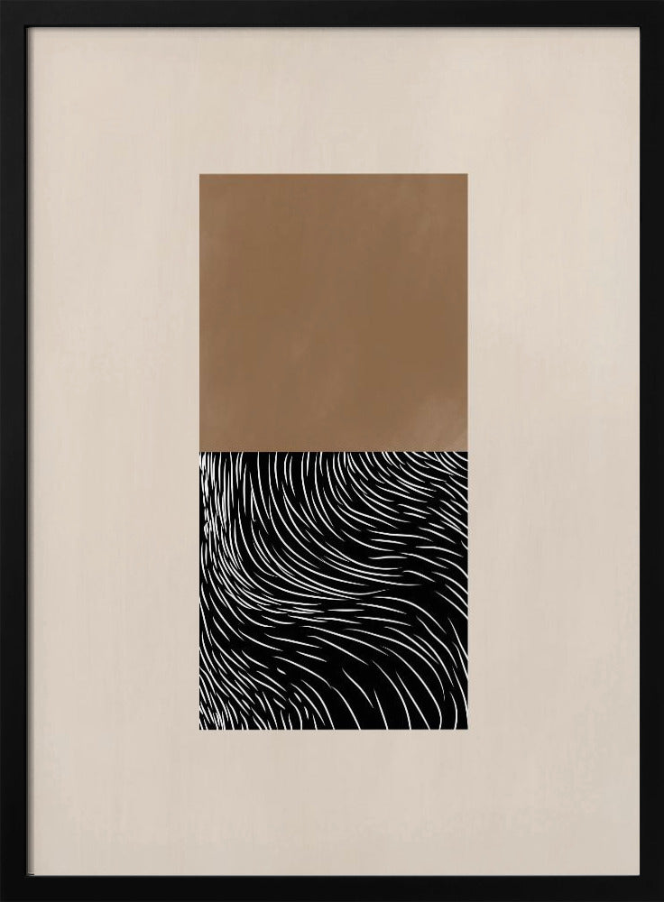 Geometric and Organic Shapes - Stretched Canvas, Poster or Fine Art Print I Heart Wall Art