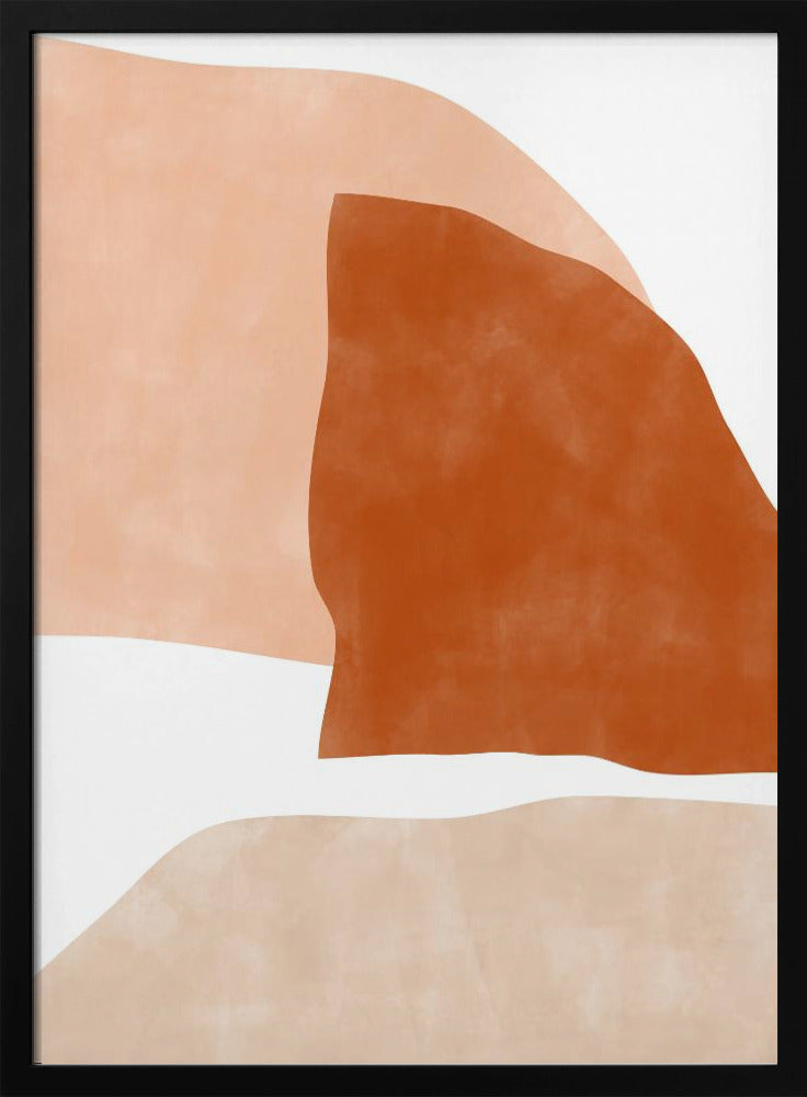 Gentle Earth Tones - Stretched Canvas, Poster or Fine Art Print I Heart Wall Art