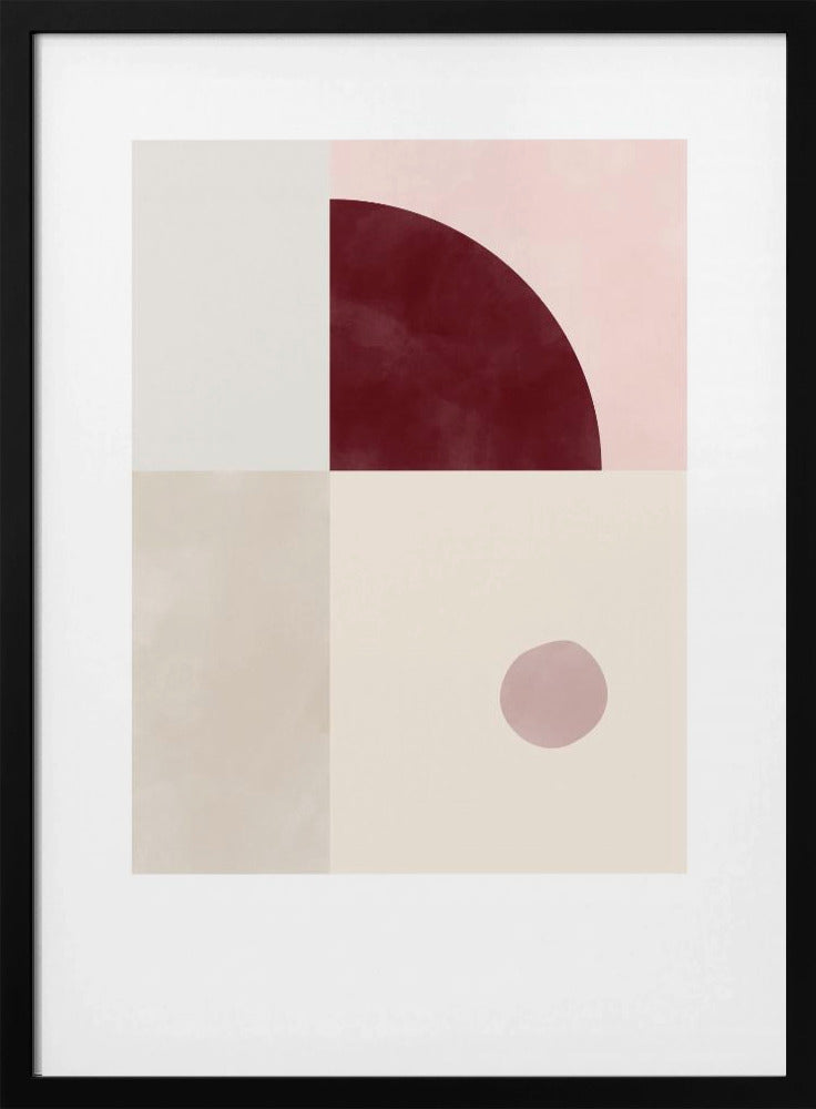 Geometric Harmony - Stretched Canvas, Poster or Fine Art Print I Heart Wall Art