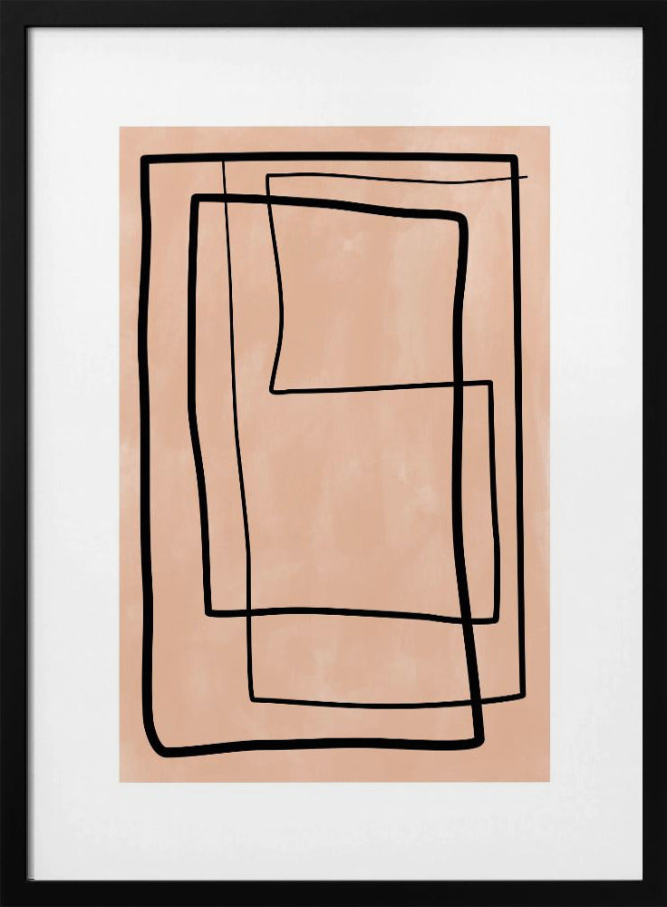 Geometric Elegance - Stretched Canvas, Poster or Fine Art Print I Heart Wall Art