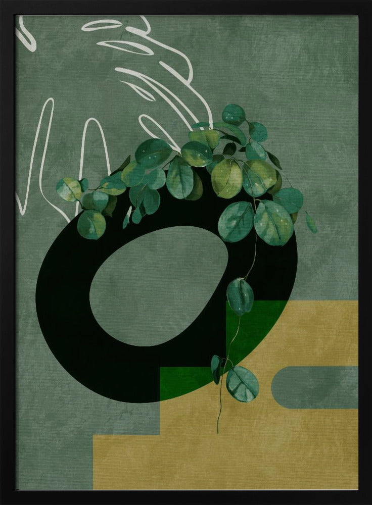 Leaves More 4 Greenery - Stretched Canvas, Poster or Fine Art Print I Heart Wall Art