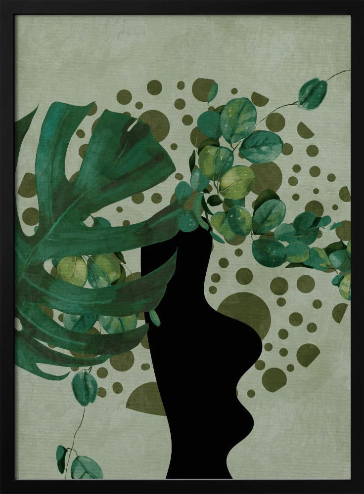 Leaves More 5 Kopie - Stretched Canvas, Poster or Fine Art Print I Heart Wall Art