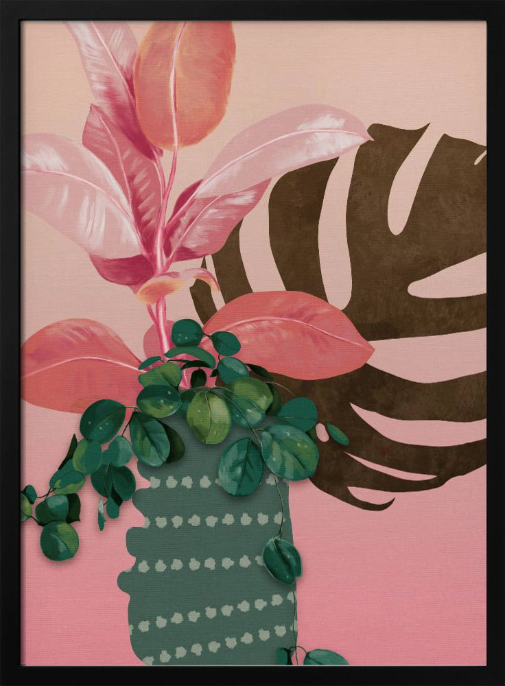 Leaves More 6 Kopie - Stretched Canvas, Poster or Fine Art Print I Heart Wall Art