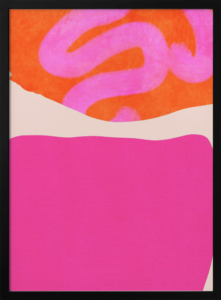 Painted Lines 2 Kopie - Stretched Canvas, Poster or Fine Art Print I Heart Wall Art