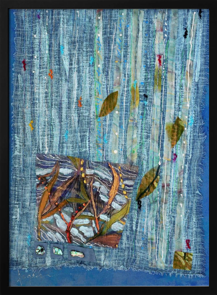 Leafy Whispers - Stretched Canvas, Poster or Fine Art Print I Heart Wall Art