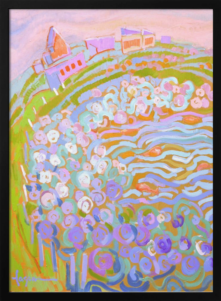 Df1418gardenbyseai - Stretched Canvas, Poster or Fine Art Print I Heart Wall Art