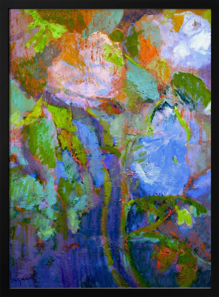 Floral Dreamscape - Stretched Canvas, Poster or Fine Art Print I Heart Wall Art