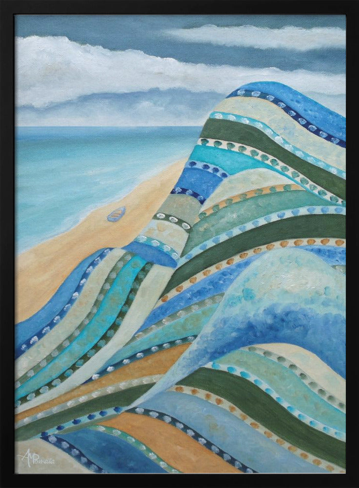 Nonforlorn Blue - Stretched Canvas, Poster or Fine Art Print I Heart Wall Art