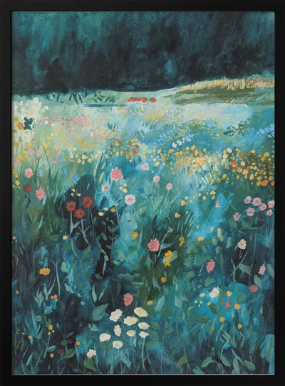 June Meadow - Stretched Canvas, Poster or Fine Art Print I Heart Wall Art