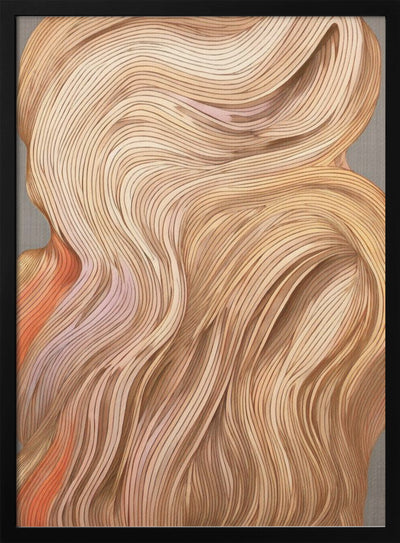 Nature line II - Stretched Canvas, Poster or Fine Art Print I Heart Wall Art