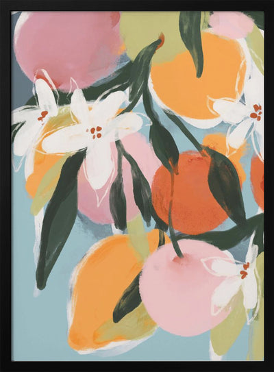 Fruity Summer No 4 - Stretched Canvas, Poster or Fine Art Print I Heart Wall Art