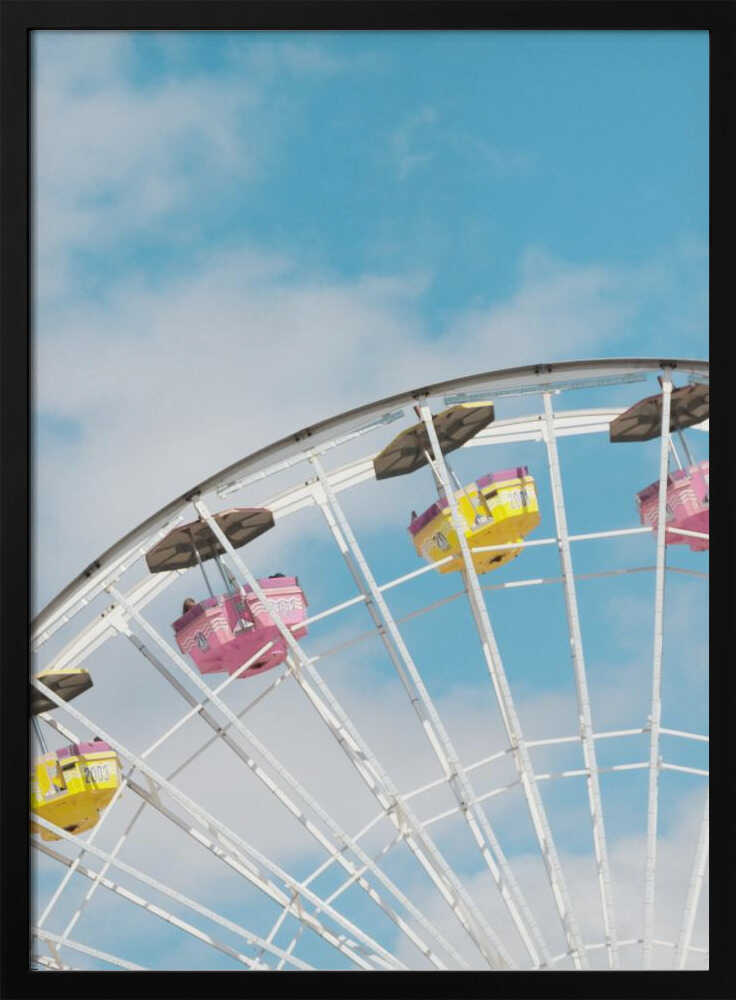 Ferris Wheel Dreams - Stretched Canvas, Poster or Fine Art Print I Heart Wall Art