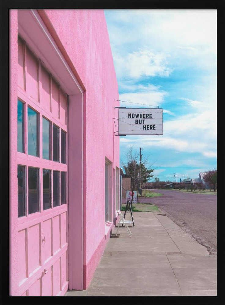 Nowhere But Here - Stretched Canvas, Poster or Fine Art Print I Heart Wall Art